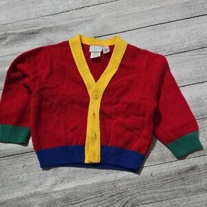 Vintage Colorful Kids Cardigan